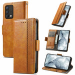 CustodiaNeo Business Custodia in pelle PU con doppia fibbia magnetica con giunzione orizzontale con supporto, slot per carte e portafoglio, For Blackview A100, For Infinix Note 10 Pro, For Oukitel C21 Pro, For OPPO Realme GT Master