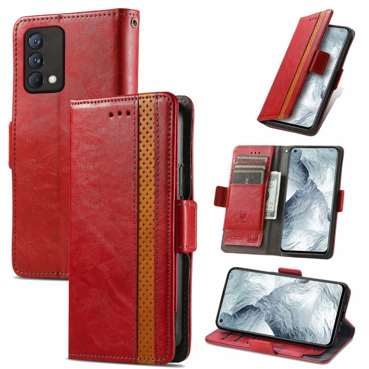 CustodiaNeo Business Custodia in pelle PU con doppia fibbia magnetica con giunzione orizzontale con supporto, slot per carte e portafoglio, For Blackview A100, For Infinix Note 10 Pro, For Oukitel C21 Pro, For OPPO Realme GT Master