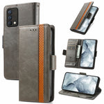 CustodiaNeo Business Custodia in pelle PU con doppia fibbia magnetica con giunzione orizzontale con supporto, slot per carte e portafoglio, For Blackview A100, For Infinix Note 10 Pro, For Oukitel C21 Pro, For OPPO Realme GT Master
