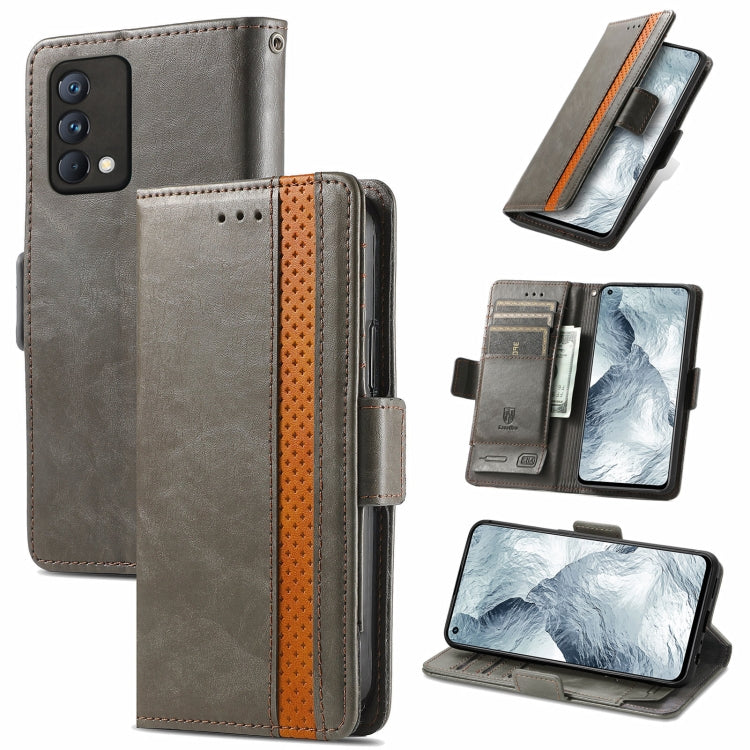 CustodiaNeo Business Custodia in pelle PU con doppia fibbia magnetica con giunzione orizzontale con supporto, slot per carte e portafoglio, For Blackview A100, For Infinix Note 10 Pro, For Oukitel C21 Pro, For OPPO Realme GT Master