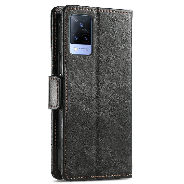 CustodiaNeo Business Custodia in pelle PU con doppia fibbia magnetica con giunzione orizzontale con supporto, slot per carte e portafoglio, For vivo V21, For ZTE Axon 30 5G, For ZTE Nubia Z30 Pro, For Alcatel 1S (2021)