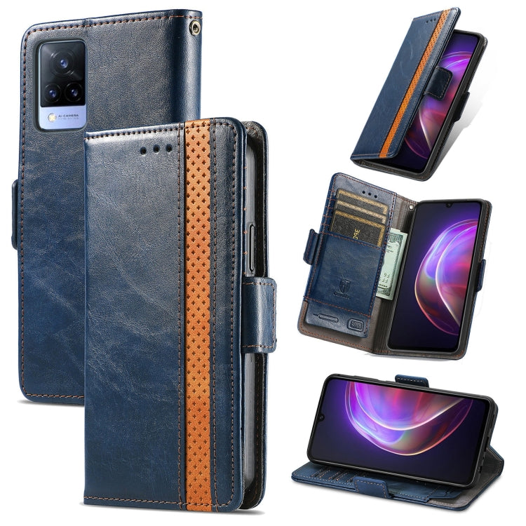 CustodiaNeo Business Custodia in pelle PU con doppia fibbia magnetica con giunzione orizzontale con supporto, slot per carte e portafoglio, For vivo V21, For ZTE Axon 30 5G, For ZTE Nubia Z30 Pro, For Alcatel 1S (2021)