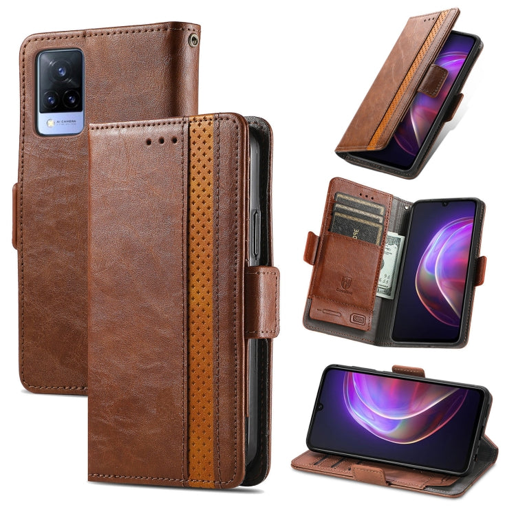 CustodiaNeo Business Custodia in pelle PU con doppia fibbia magnetica con giunzione orizzontale con supporto, slot per carte e portafoglio, For vivo V21, For ZTE Axon 30 5G, For ZTE Nubia Z30 Pro, For Alcatel 1S (2021)