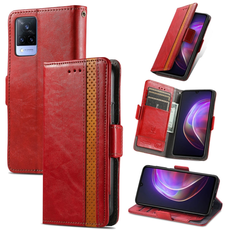 CustodiaNeo Business Custodia in pelle PU con doppia fibbia magnetica con giunzione orizzontale con supporto, slot per carte e portafoglio, For vivo V21, For ZTE Axon 30 5G, For ZTE Nubia Z30 Pro, For Alcatel 1S (2021)