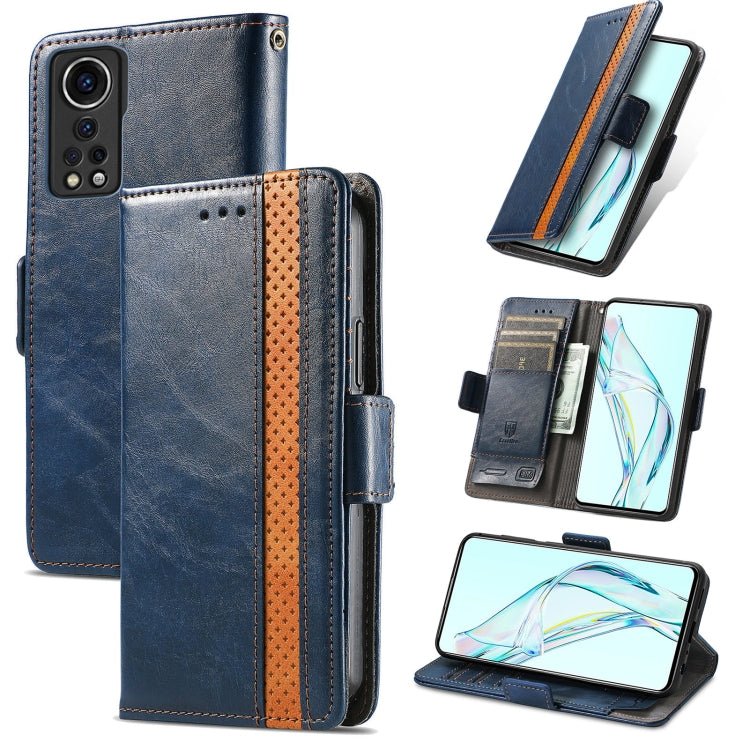 CustodiaNeo Business Custodia in pelle PU con doppia fibbia magnetica con giunzione orizzontale con supporto, slot per carte e portafoglio, For vivo V21, For ZTE Axon 30 5G, For ZTE Nubia Z30 Pro, For Alcatel 1S (2021)