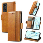 CustodiaNeo Business Custodia in pelle PU con doppia fibbia magnetica con giunzione orizzontale con supporto, slot per carte e portafoglio, For vivo V21, For ZTE Axon 30 5G, For ZTE Nubia Z30 Pro, For Alcatel 1S (2021)