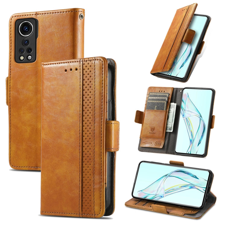 CustodiaNeo Business Custodia in pelle PU con doppia fibbia magnetica con giunzione orizzontale con supporto, slot per carte e portafoglio, For vivo V21, For ZTE Axon 30 5G, For ZTE Nubia Z30 Pro, For Alcatel 1S (2021)