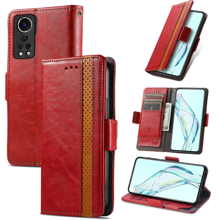 CustodiaNeo Business Custodia in pelle PU con doppia fibbia magnetica con giunzione orizzontale con supporto, slot per carte e portafoglio, For vivo V21, For ZTE Axon 30 5G, For ZTE Nubia Z30 Pro, For Alcatel 1S (2021)