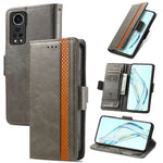 CustodiaNeo Business Custodia in pelle PU con doppia fibbia magnetica con giunzione orizzontale con supporto, slot per carte e portafoglio, For vivo V21, For ZTE Axon 30 5G, For ZTE Nubia Z30 Pro, For Alcatel 1S (2021)