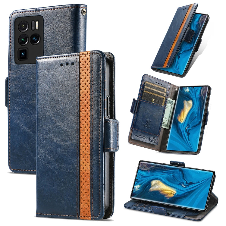 CustodiaNeo Business Custodia in pelle PU con doppia fibbia magnetica con giunzione orizzontale con supporto, slot per carte e portafoglio, For vivo V21, For ZTE Axon 30 5G, For ZTE Nubia Z30 Pro, For Alcatel 1S (2021)