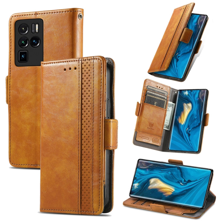 CustodiaNeo Business Custodia in pelle PU con doppia fibbia magnetica con giunzione orizzontale con supporto, slot per carte e portafoglio, For vivo V21, For ZTE Axon 30 5G, For ZTE Nubia Z30 Pro, For Alcatel 1S (2021)