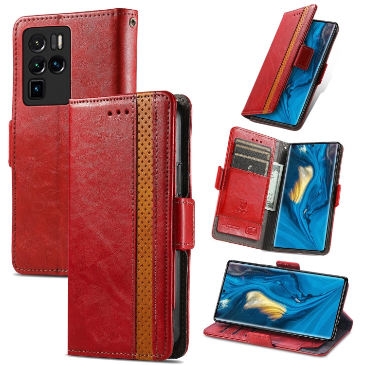 CustodiaNeo Business Custodia in pelle PU con doppia fibbia magnetica con giunzione orizzontale con supporto, slot per carte e portafoglio, For vivo V21, For ZTE Axon 30 5G, For ZTE Nubia Z30 Pro, For Alcatel 1S (2021)