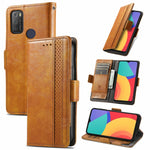 CustodiaNeo Business Custodia in pelle PU con doppia fibbia magnetica con giunzione orizzontale con supporto, slot per carte e portafoglio, For vivo V21, For ZTE Axon 30 5G, For ZTE Nubia Z30 Pro, For Alcatel 1S (2021)