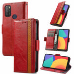 CustodiaNeo Business Custodia in pelle PU con doppia fibbia magnetica con giunzione orizzontale con supporto, slot per carte e portafoglio, For vivo V21, For ZTE Axon 30 5G, For ZTE Nubia Z30 Pro, For Alcatel 1S (2021)