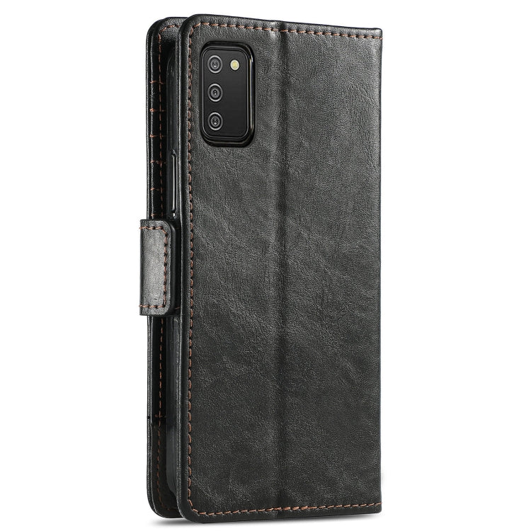 CustodiaNeo Business Custodia in pelle PU con doppia fibbia magnetica con giunzione orizzontale con supporto, slot per carte e portafoglio, For Samsung Galaxy A03s, For Samsung Galaxy A20, For Samsung Galaxy A30
