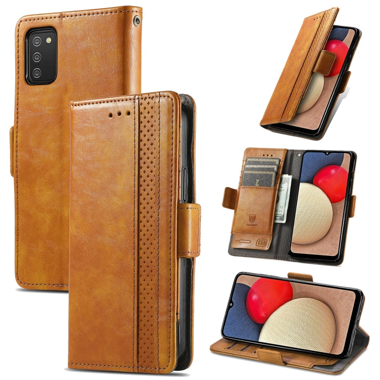 CustodiaNeo Business Custodia in pelle PU con doppia fibbia magnetica con giunzione orizzontale con supporto, slot per carte e portafoglio, For Samsung Galaxy A03s, For Samsung Galaxy A20, For Samsung Galaxy A30