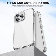 iPAKY Crystal Clear Series Custodia protettiva trasparente antiurto in TPU + PC, For iPhone 13 mini, For iPhone 13, For iPhone 13 Pro, For iPhone 13 Pro Max