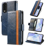 CustodiaNeo Business Custodia in pelle PU con doppia fibbia magnetica con giunzione orizzontale con supporto, slot per carte e portafoglio, For Huawei nova 8 SE Youth, For Huawei P50 Pro, For Huawei P50