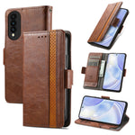CustodiaNeo Business Custodia in pelle PU con doppia fibbia magnetica con giunzione orizzontale con supporto, slot per carte e portafoglio, For Huawei nova 8 SE Youth, For Huawei P50 Pro, For Huawei P50