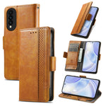 CustodiaNeo Business Custodia in pelle PU con doppia fibbia magnetica con giunzione orizzontale con supporto, slot per carte e portafoglio, For Huawei nova 8 SE Youth, For Huawei P50 Pro, For Huawei P50