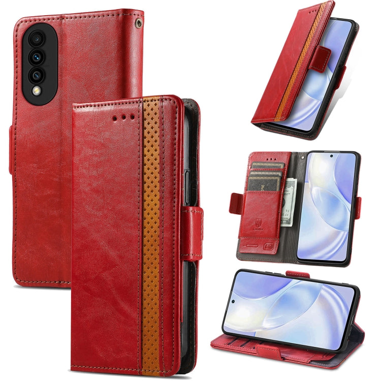 CustodiaNeo Business Custodia in pelle PU con doppia fibbia magnetica con giunzione orizzontale con supporto, slot per carte e portafoglio, For Huawei nova 8 SE Youth, For Huawei P50 Pro, For Huawei P50