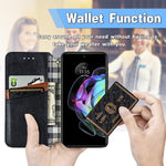 Custodia in pelle PU magnetica a vibrazione orizzontale pressata a griglia cubica con supporto, slot per carte e portafoglio, For Motorola Edge 20, For Motorola Edge 20 Lite