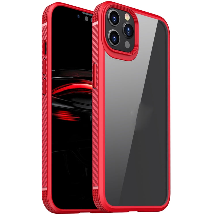 Custodia antiurto TPU fibra carbonio per iPhone 11 Pro Max