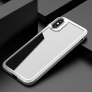 Custodia antiurto per airbag a quattro angoli in fibra di carbonio serie MG TPU + Clear PC, For iPhone X / XS, For iPhone XR, For iPhone XS Max