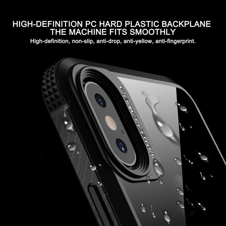 Custodia antiurto TPU e PC per iPhone X e XS