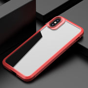 Custodia antiurto per airbag a quattro angoli in fibra di carbonio serie MG TPU + Clear PC, For iPhone X / XS, For iPhone XR, For iPhone XS Max
