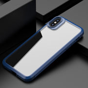Custodia antiurto per airbag a quattro angoli in fibra di carbonio serie MG TPU + Clear PC, For iPhone X / XS, For iPhone XR, For iPhone XS Max
