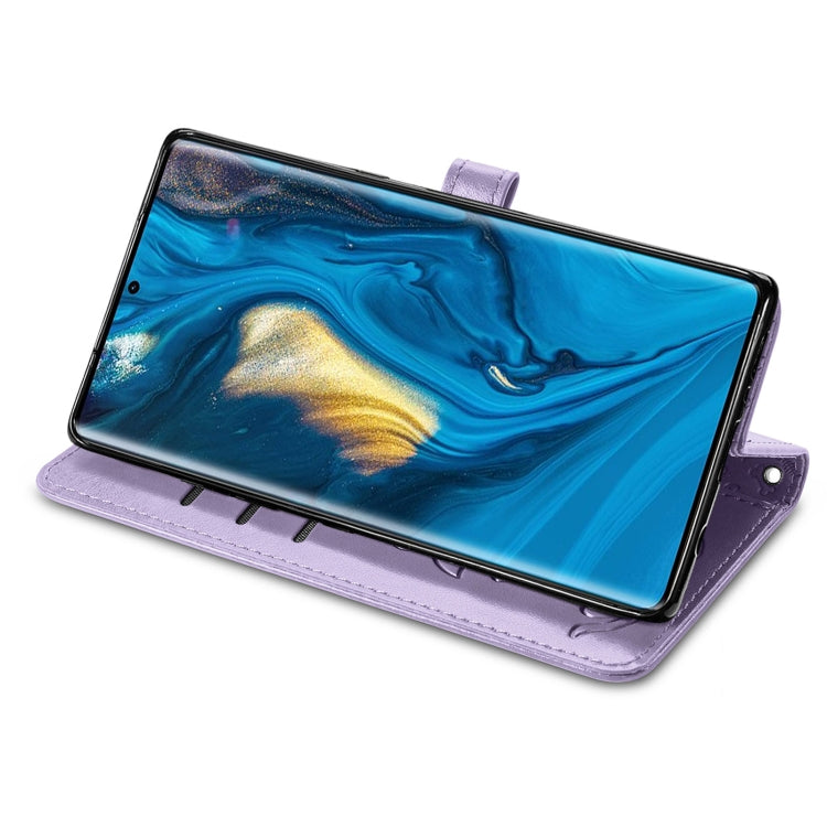 Bella custodia in pelle a vibrazione orizzontale con motivo a rilievo di gatto e cane, con supporto e fessure per carte e portafoglio e chiusura a cartone animato e cordino, For ZTE Nubia Z30 Pro, For Huawei Maimang 10 SE