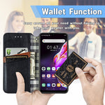 Custodia in pelle PU magnetica a vibrazione orizzontale pressata a griglia cubica con supporto, slot per carte e portafoglio, For Infinix Hot 10T, For Infinix Note 10 Pro, For Infinix Smart 5