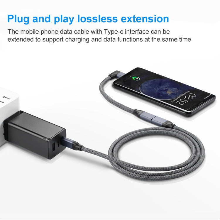 Cavo prolunga USB-C 100W maschio a femmina 0,2-1,5m