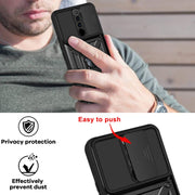 Cover per fotocamera scorrevole Custodia protettiva in TPU + PC, For Xiaomi Redmi 9, For Xiaomi Redmi 9A, For Xiaomi Redmi Note 9S
