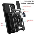 Cover TPU con copri fotocamera scorrevole per Xiaomi Redmi 9A