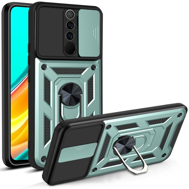 Cover TPU con copri fotocamera scorrevole per Xiaomi Redmi 9A