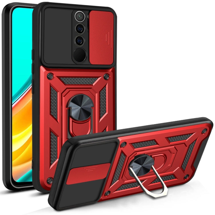 Cover TPU con copri fotocamera scorrevole per Xiaomi Redmi 9A