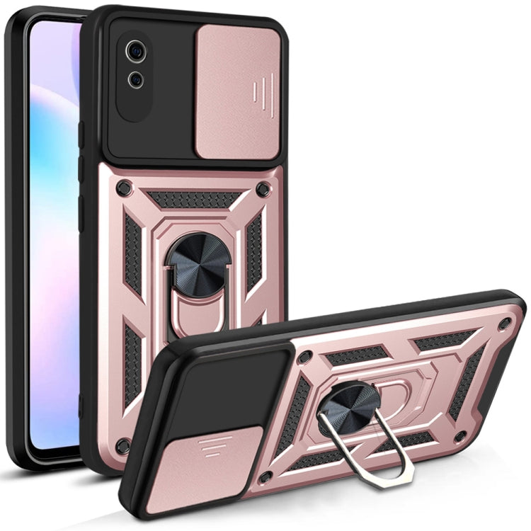 Cover TPU con copri fotocamera scorrevole per Xiaomi Redmi 9A