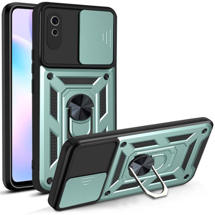 Cover TPU con copri fotocamera scorrevole per Xiaomi Redmi 9A