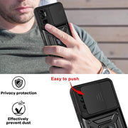 Cover per fotocamera scorrevole Custodia protettiva in TPU + PC, For Xiaomi Redmi Note 10 5G