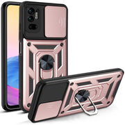 Cover per fotocamera scorrevole Custodia protettiva in TPU + PC, For Xiaomi Redmi Note 10 5G