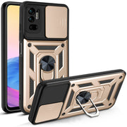 Cover per fotocamera scorrevole Custodia protettiva in TPU + PC, For Xiaomi Redmi Note 10 5G