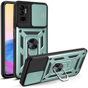 Cover per fotocamera scorrevole Custodia protettiva in TPU + PC, For Xiaomi Redmi Note 10 5G