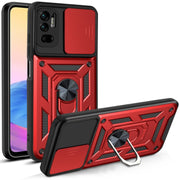 Cover per fotocamera scorrevole Custodia protettiva in TPU + PC, For Xiaomi Redmi Note 10 5G