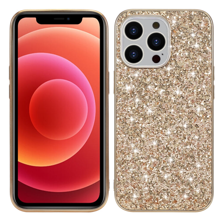 Custodia protettiva in TPU antiurto con polvere glitterata, For iPhone 13, For iPhone 13 Mini, For iPhone 13 Pro, For iPhone 13 Pro Max