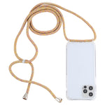 Custodia trasparente antiurto con cordino per iPhone 13 Pro Max