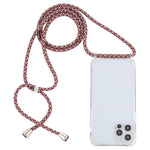 Custodia trasparente antiurto con cordino per iPhone 13 Pro Max