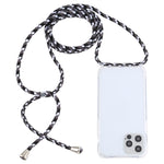 Custodia trasparente antiurto con cordino per iPhone 13 Pro Max