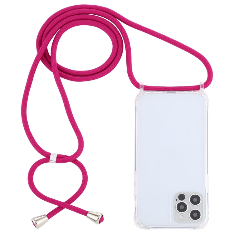 Custodia trasparente antiurto con cordino per iPhone 13 Pro